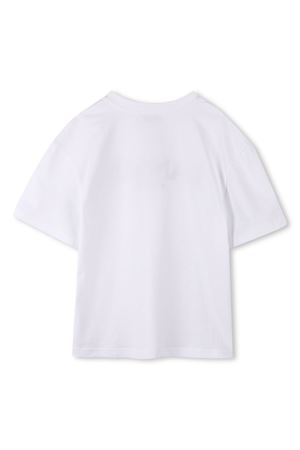 T-shirt in cotone bianco LANVIN KIDS | N3021510P